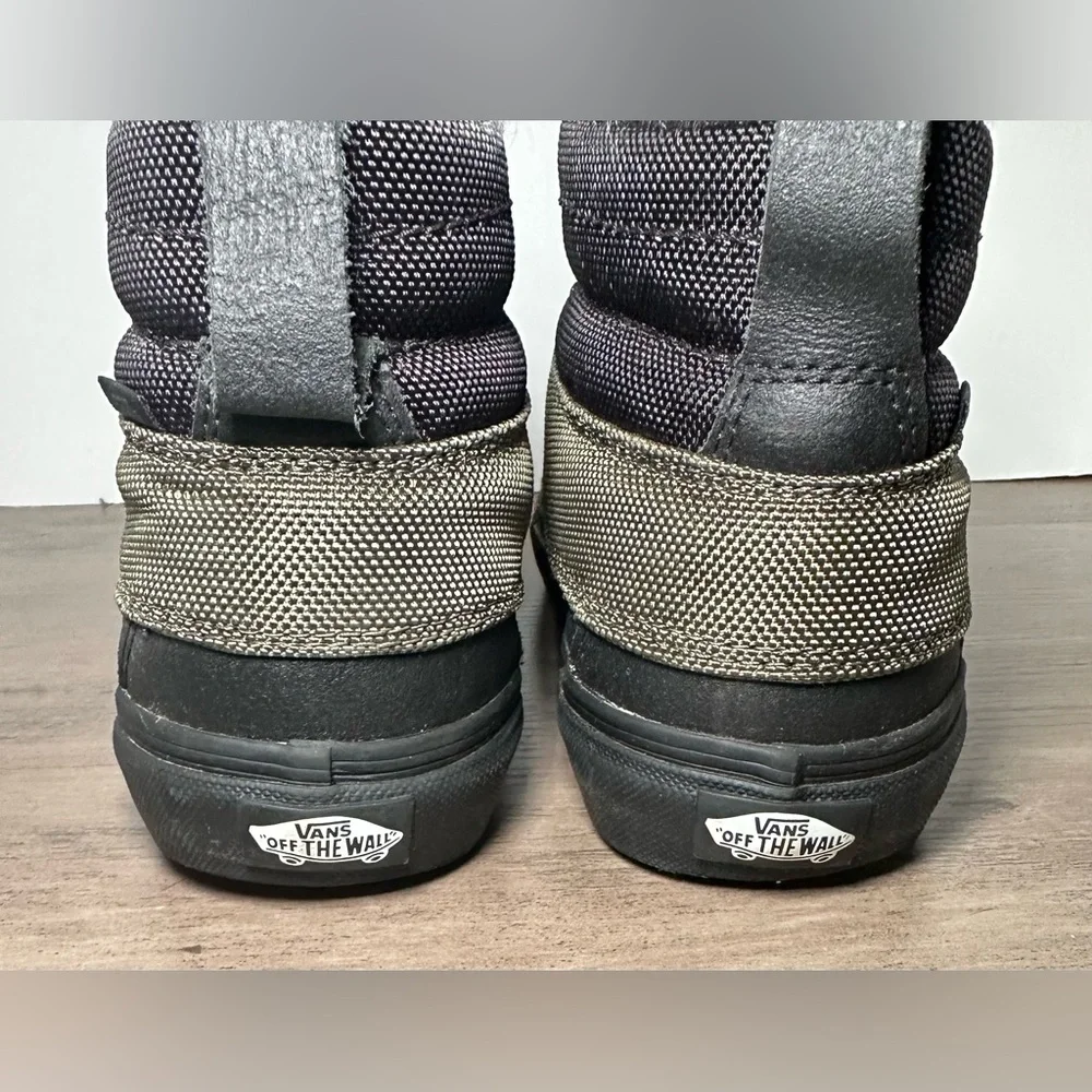 VANS SK8-HI DEL PATO DUCK BOOTS, M 5.5 W 7‎ Green/Black All Weather MTE 360.